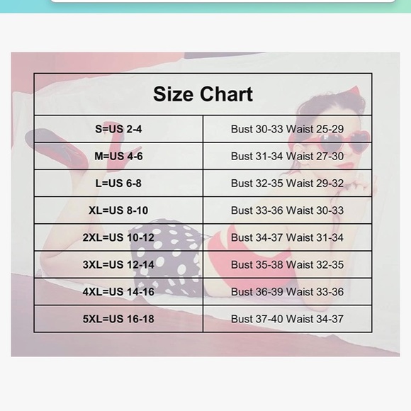 50s retro polka dot high waist Bikini swimsuit L - Picture 9 of 9